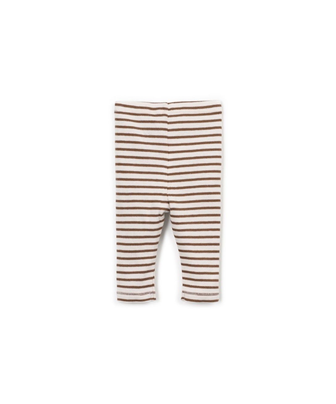 Legging côtelé rayé Tufting pour bébé, marque Play Up, vue de dos