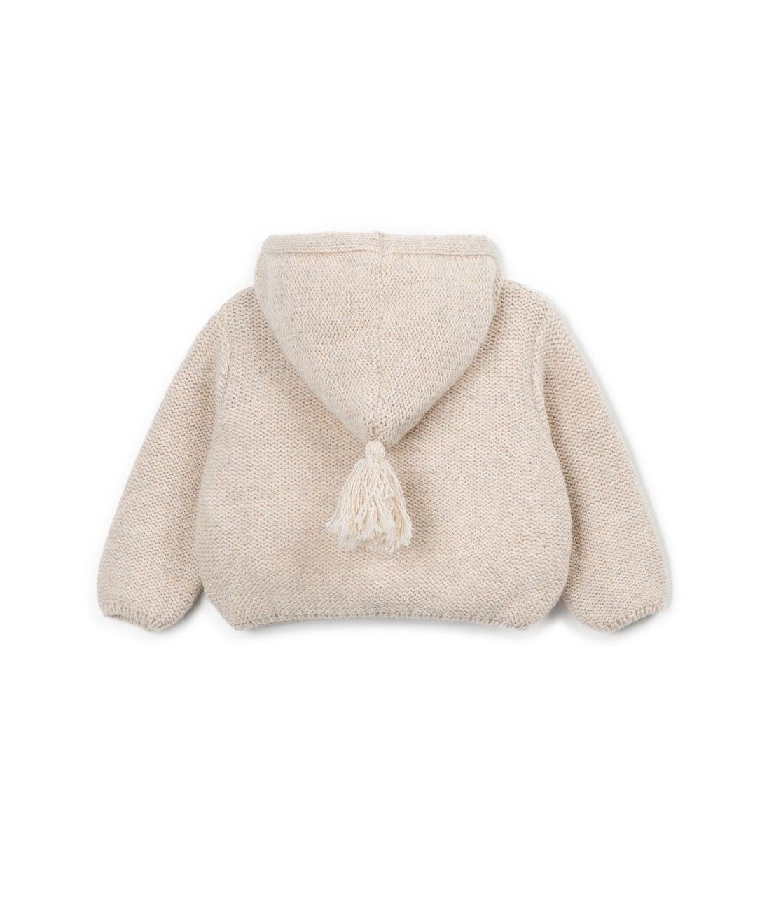 Manteau en tricot Skein pour bébé, marque Play Up, vue de dos