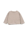 Pull côtelé rayé Tufting pour bébé, marque Play Up, vue de dos