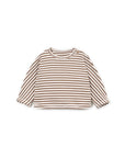 Pull côtelé rayé Tufting pour bébé, marque Play Up, vue de face