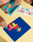 Silipop Bleu – Jeu Creatif De Mosaïques À Clipser