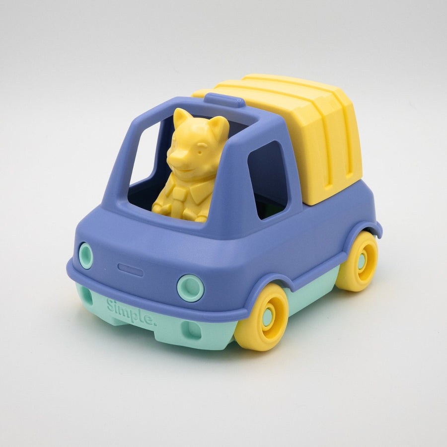 Camion Poubelle Bleu 