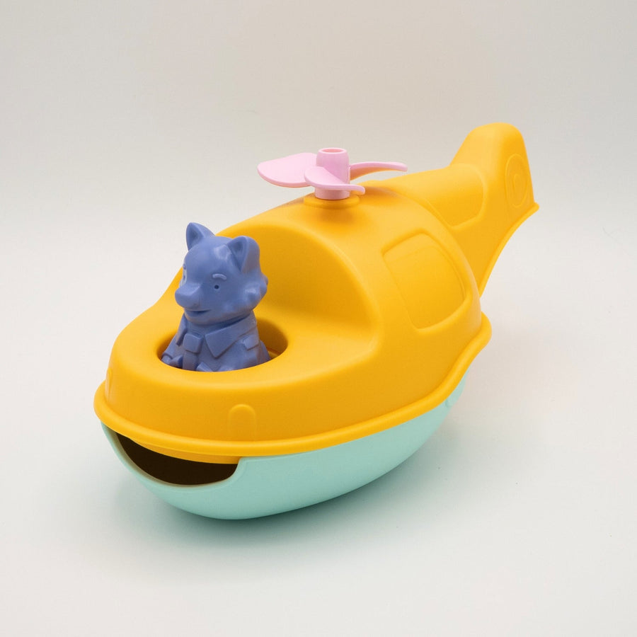 Hélicoptère Bateau Jaune