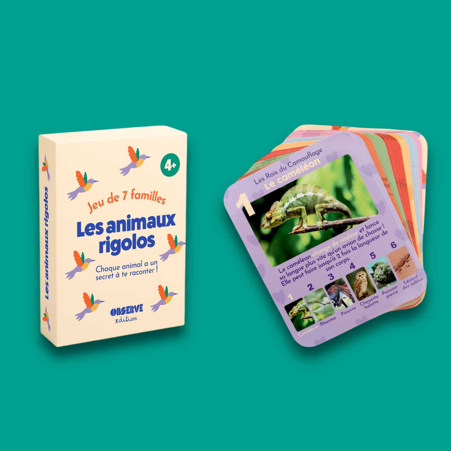 Jeu de 7 familles - Les Animaux Rigolos - ANIMAUX