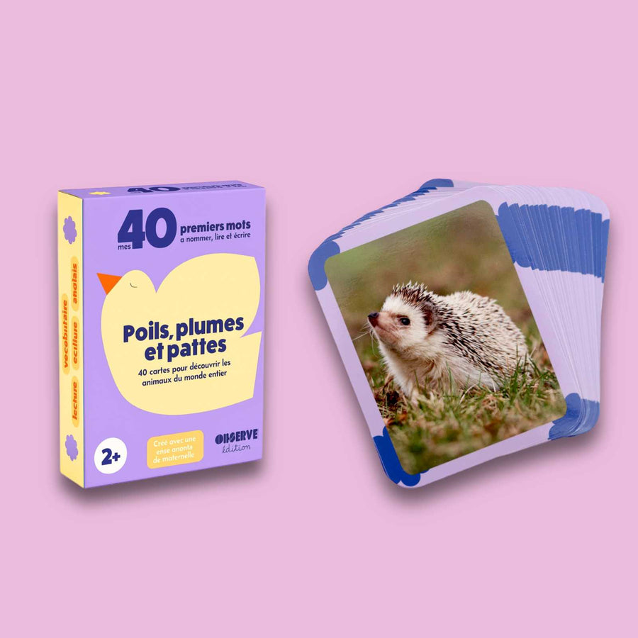 Cartes Flash - Matériel de vocabulaire, lecture et écriture - ANIMAUX