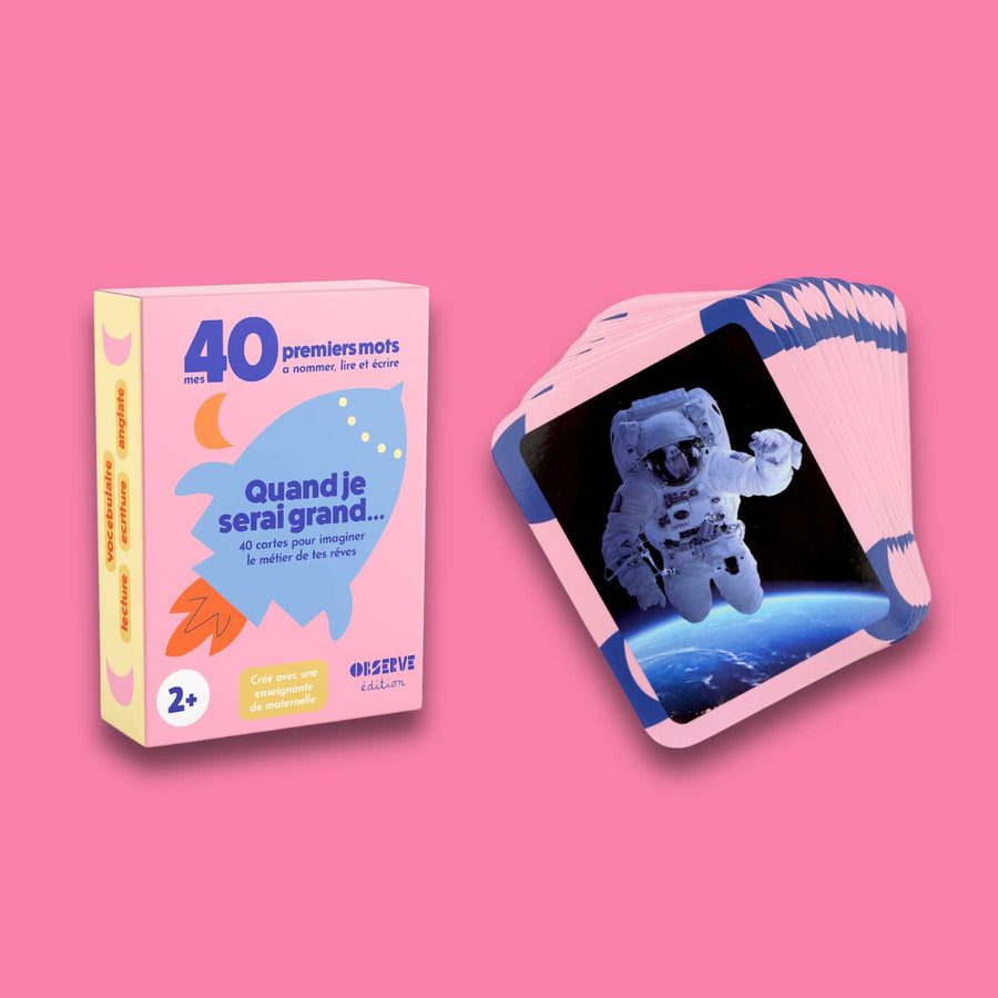 Cartes Flash - Matériel de vocabulaire, lecture et écriture - MÉTIERS