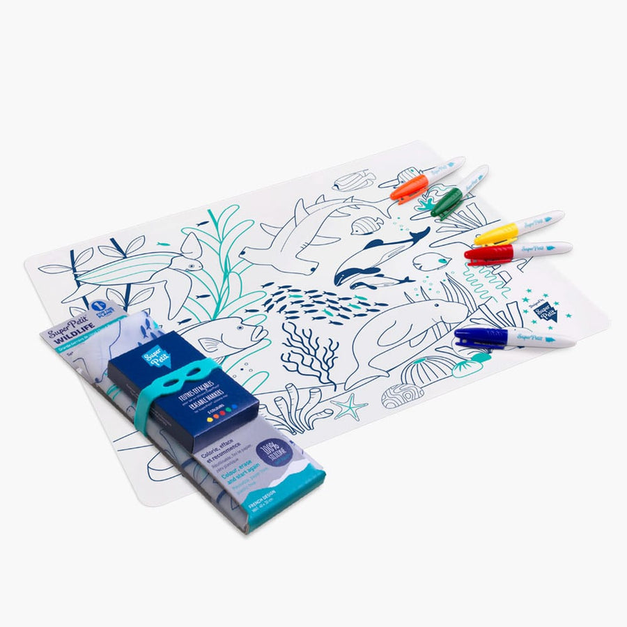 Barrière de Corail – Set De Table À Colorier