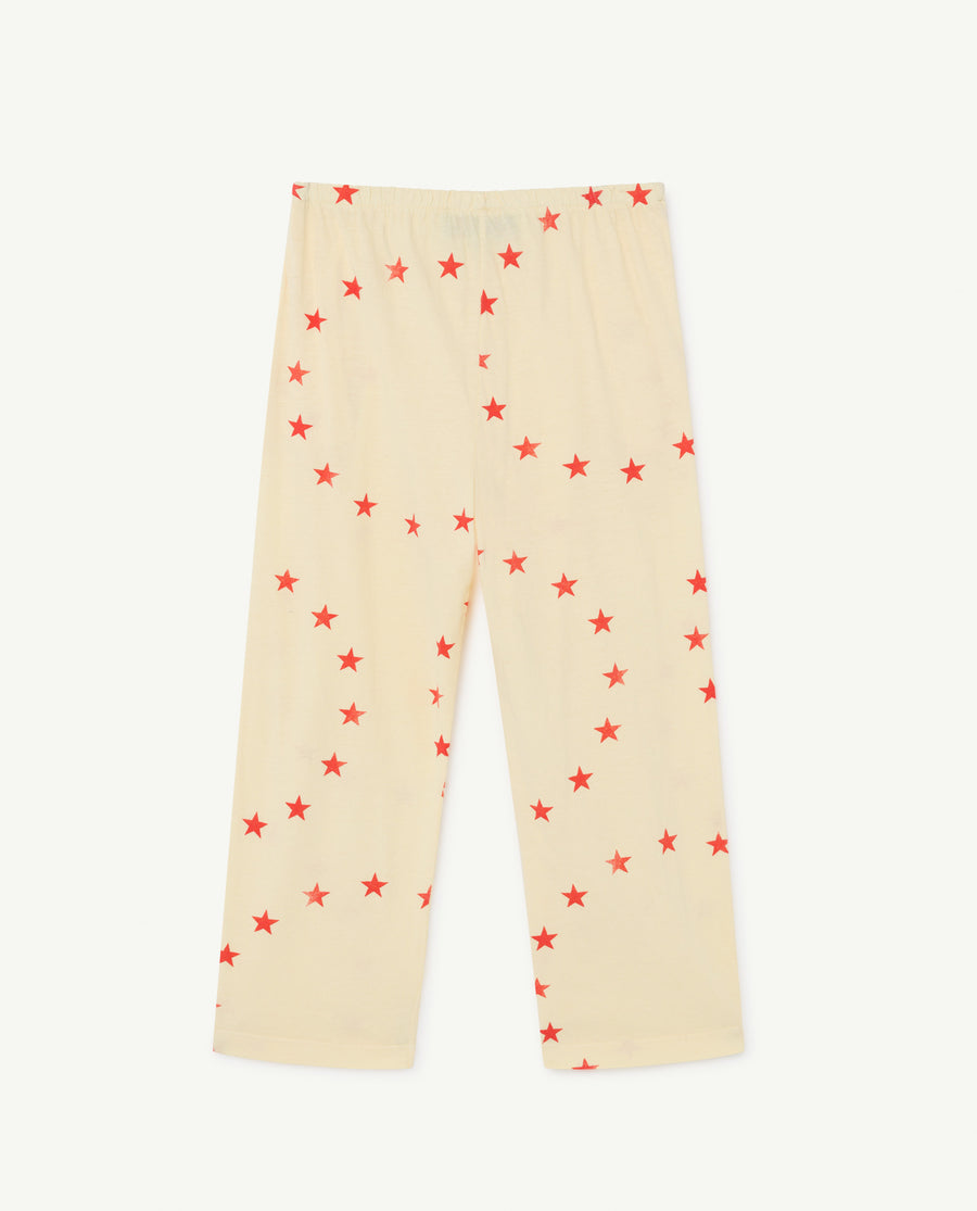 Horse Kids Pants Yellow Stars