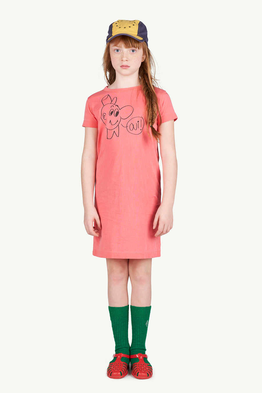 Gorilla Kids Dress Red Oui