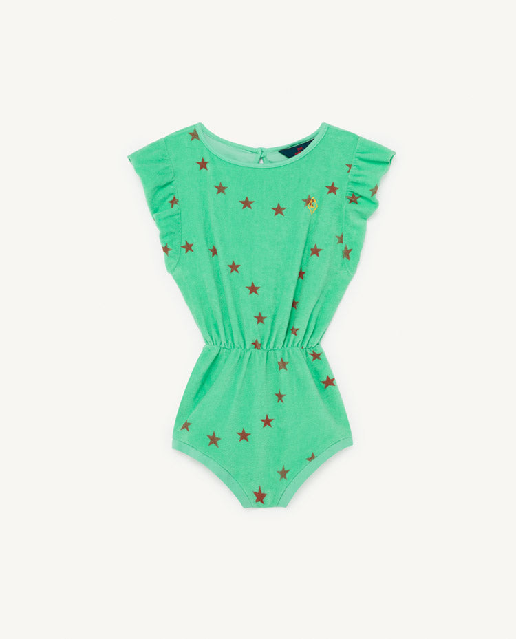 Koala Kids Jumpsuit Green Stars