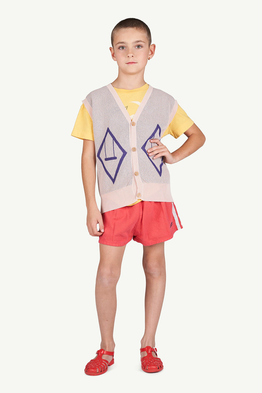 Bat Kids Vest Soft Pink