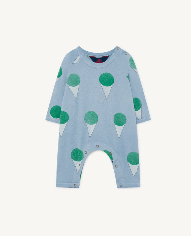 Owl Baby Pyjama Blue Icecream