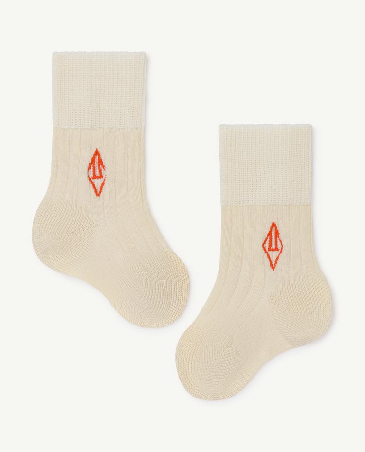 Skunk Baby Socks White Logo