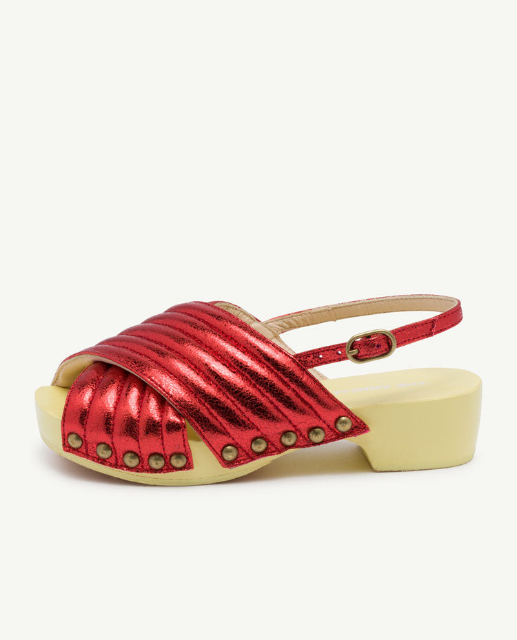 Clogs Shoes Red Logo