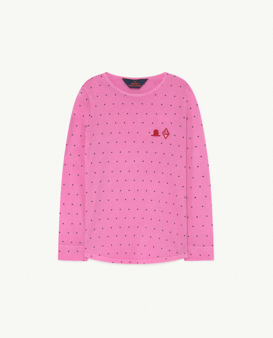 Cricket Kids T-Shirt Pink Dots