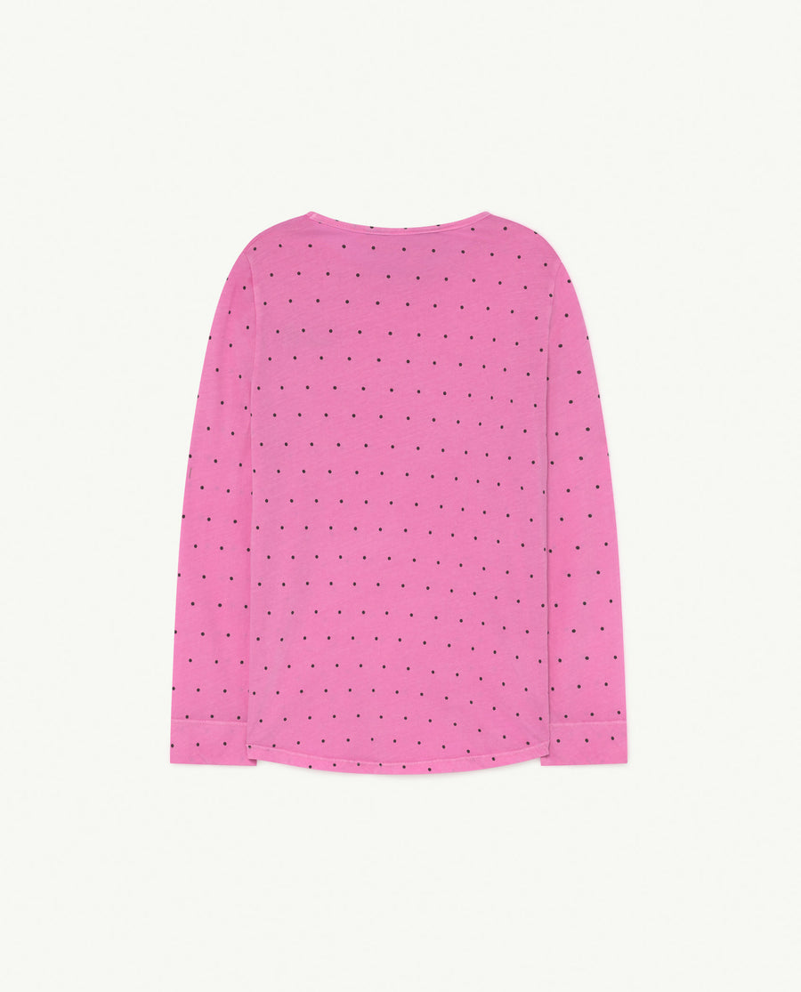 Cricket Kids T-Shirt Pink Dots