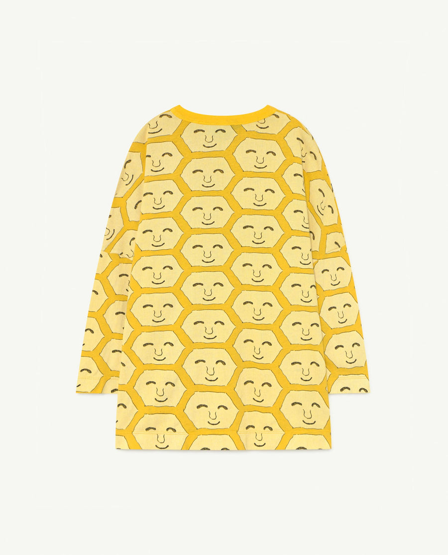 Pigeon Kids Dress Yellow Face