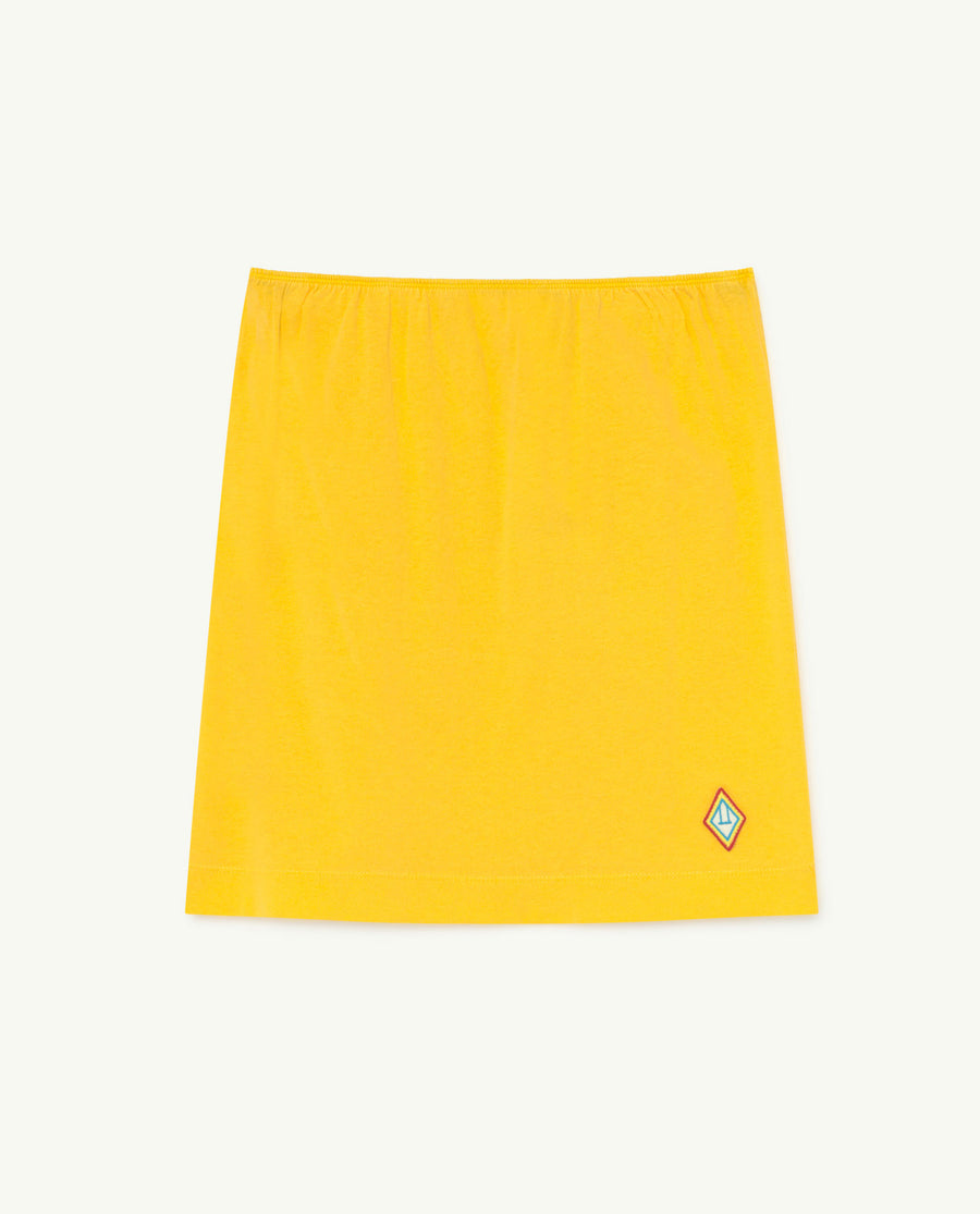 Kitten Kids Skirt Yellow Logo