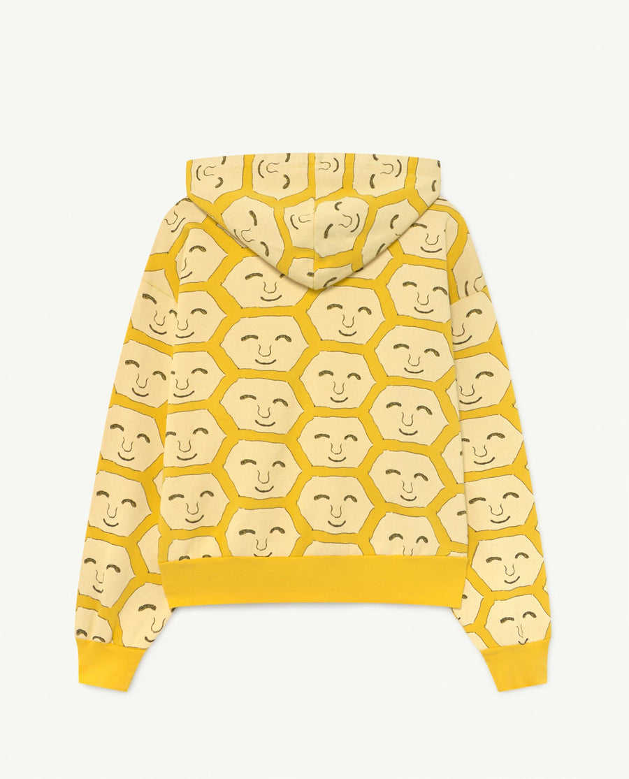 Seahorse Kids Sweatshirt Yellow Face