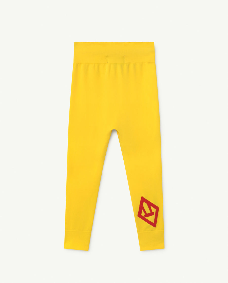 Alligator Kids Leggins Yellow