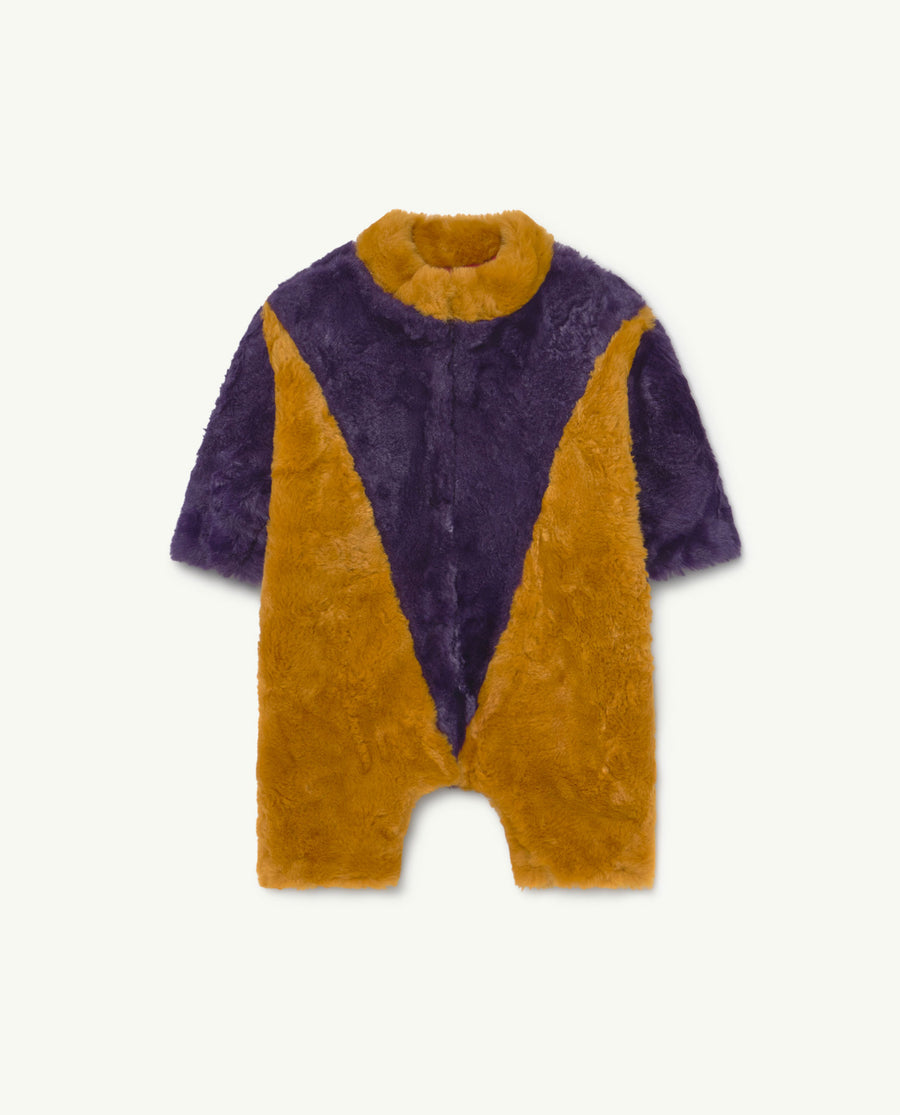 Chihuahua Baby Jumpsuit Purple