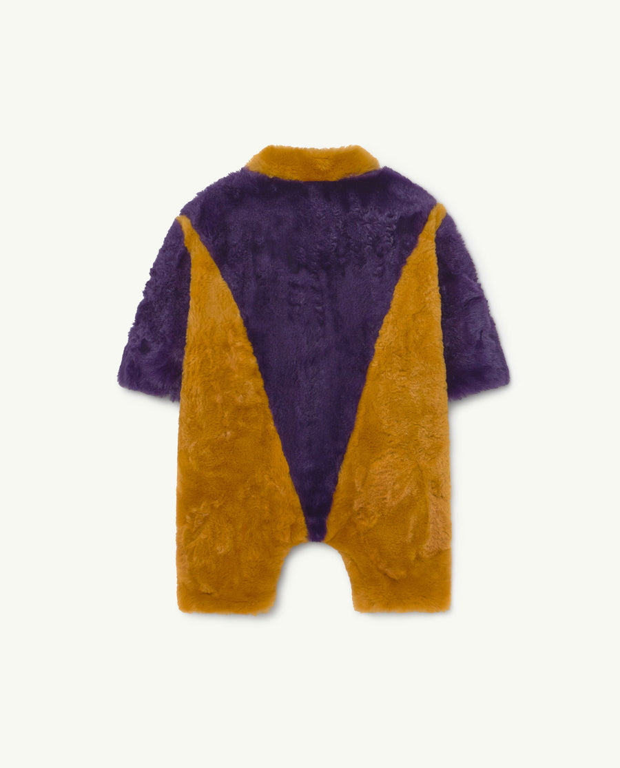 Chihuahua Baby Jumpsuit Purple