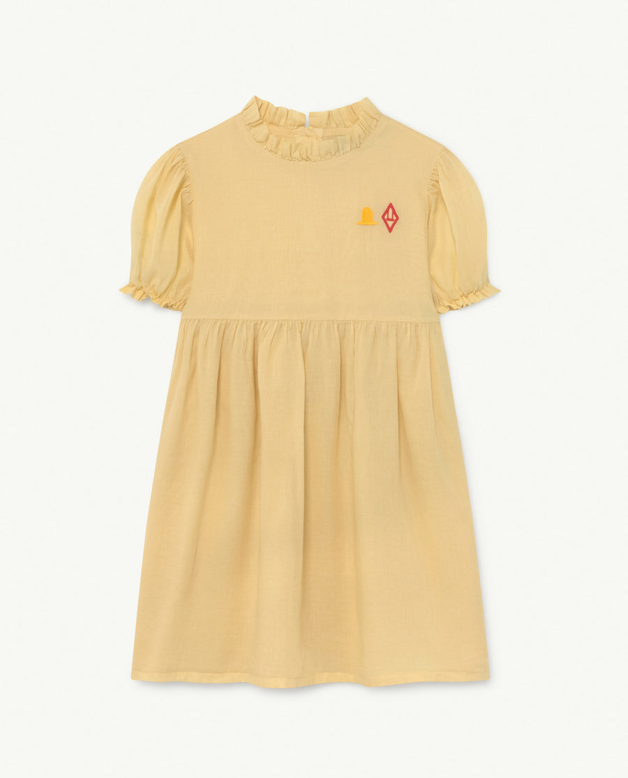 Mouse Kids Dress Yellow Logo