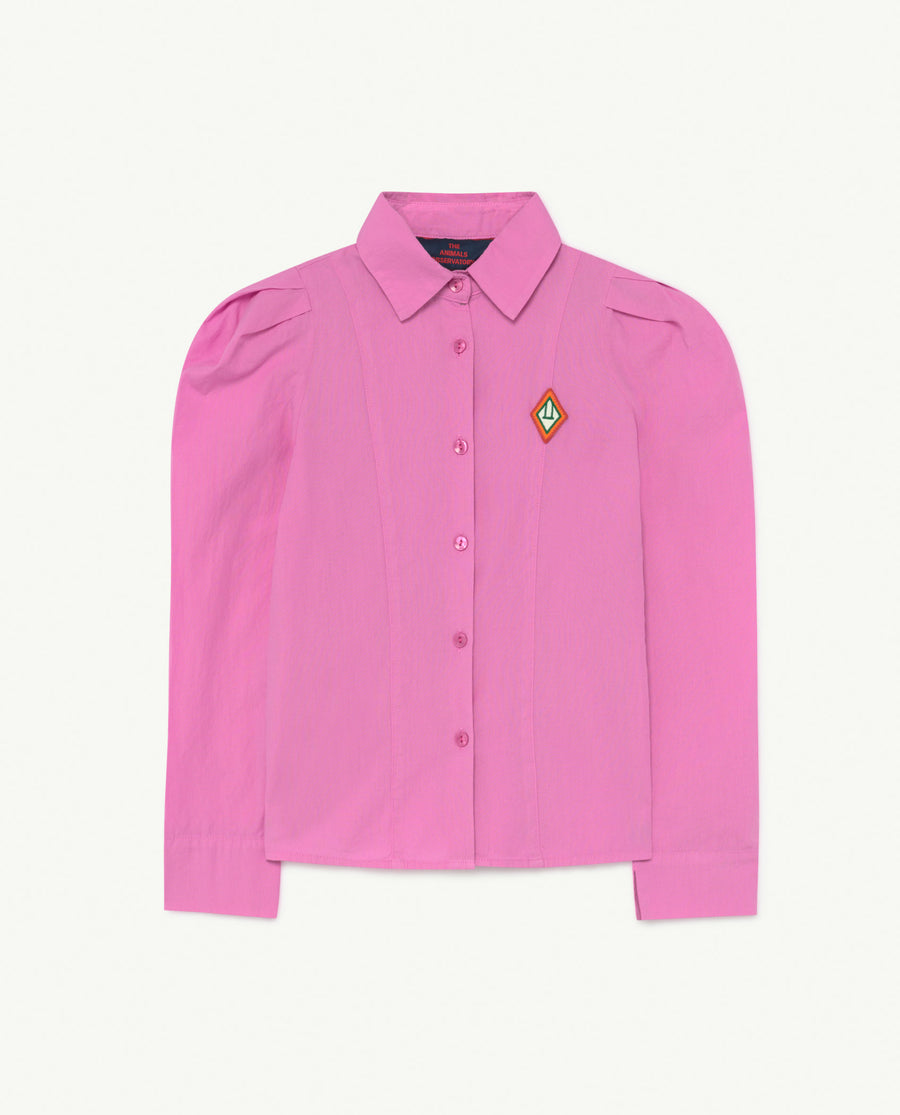 Gadfly Kids Shirt Pink Logo