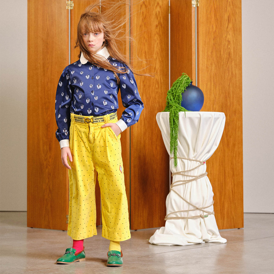 Emu Kids Trousers Yellow Dots