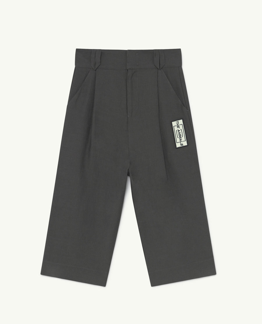 Emu Twill Kids Trousers Black Animals