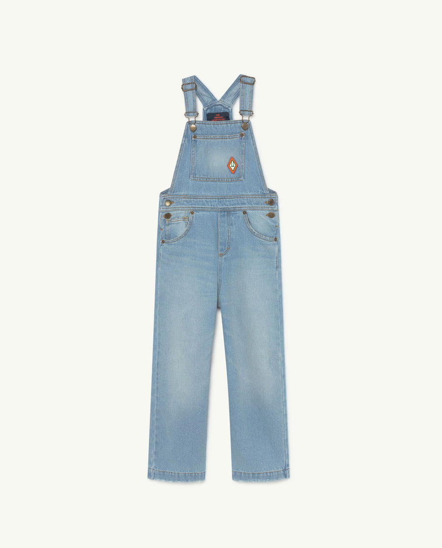 Mule Kids Dungaree Denim Logo
