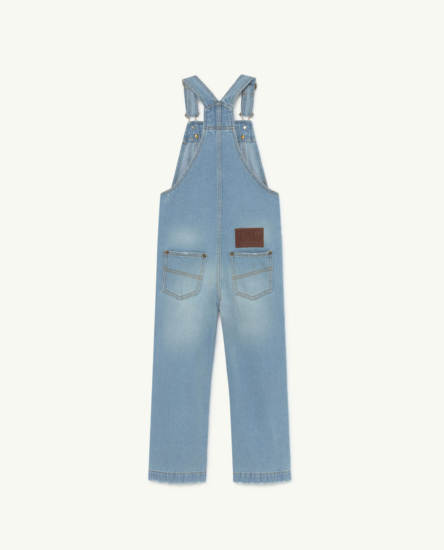 Mule Kids Dungaree Denim Logo