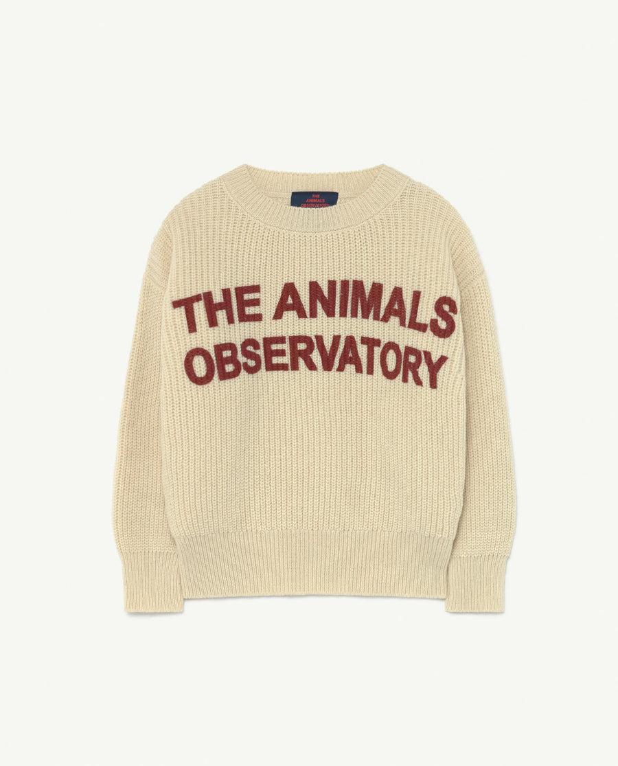 Tao Bull Kids+ Sweater White Animals