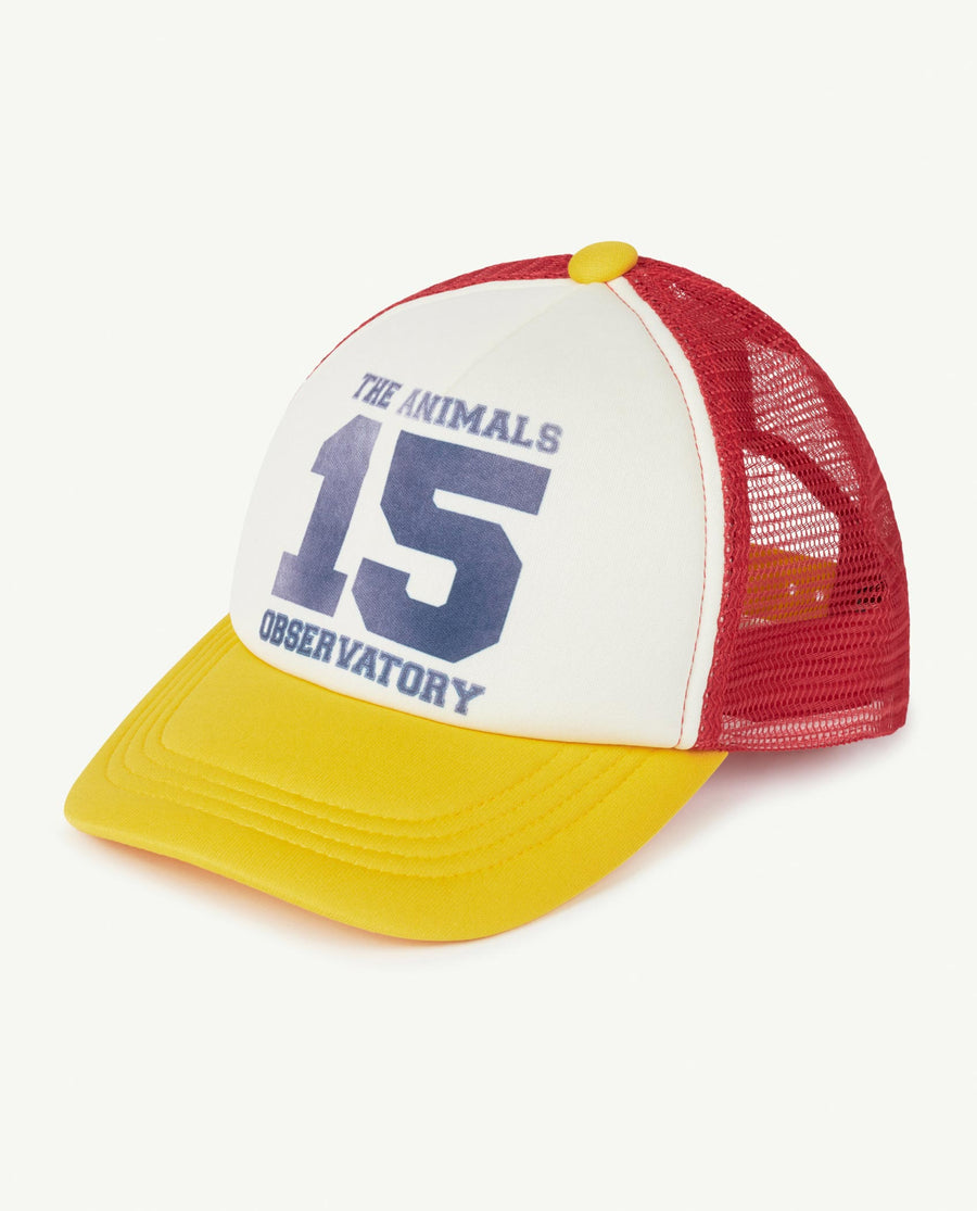 Hamster Nylon Kids Cap Yellow The Animals