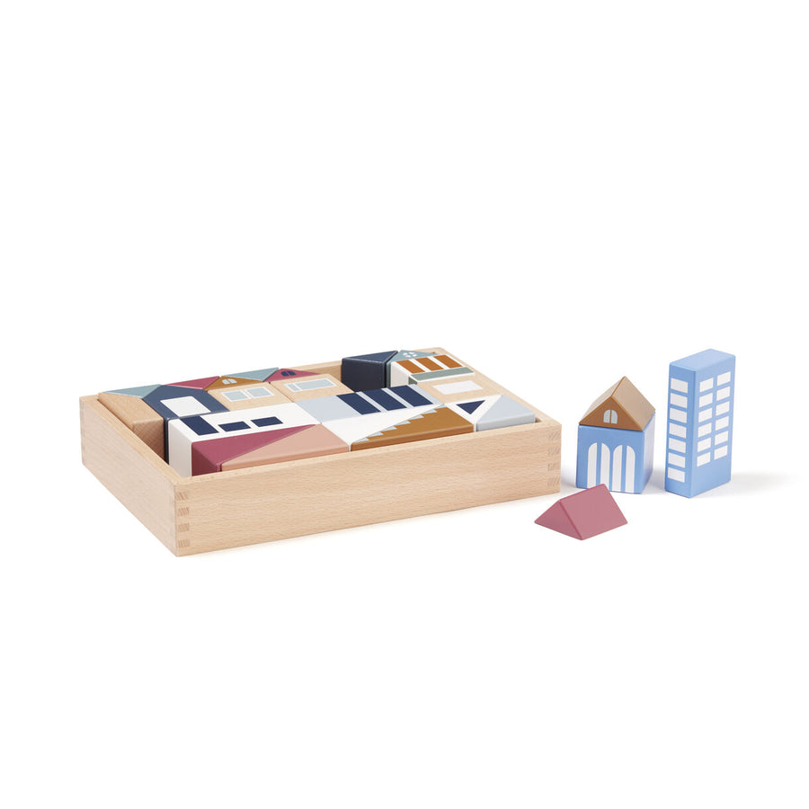 City wooden blocks AIDEN