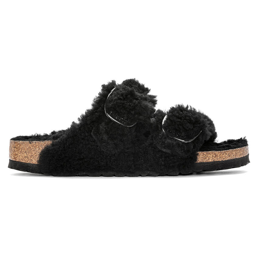 Arizona Big Buckle Shearling Teddy Black