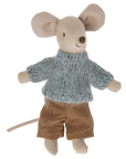 Knitted sweater and pants for big brother