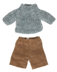 Knitted sweater and pants for big brother