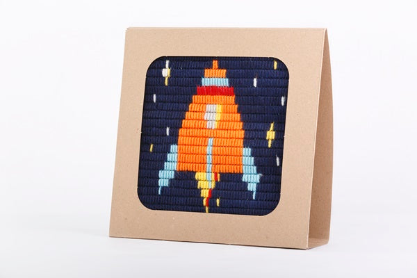 Rocketship Needlepoint Kit