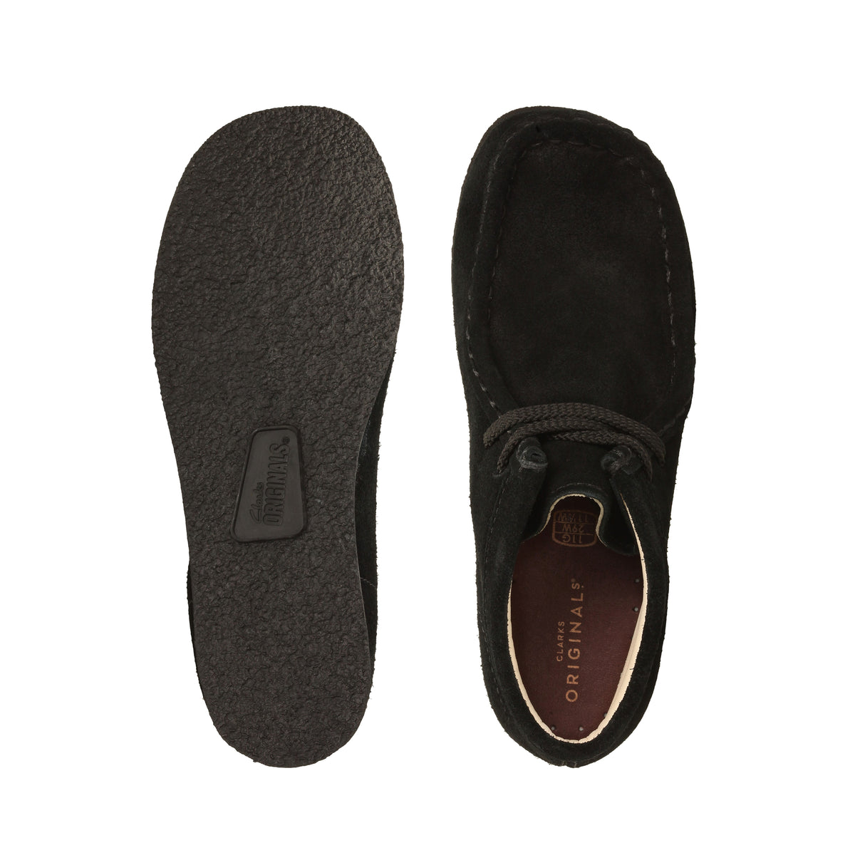 Wallabee Boot Black Suede