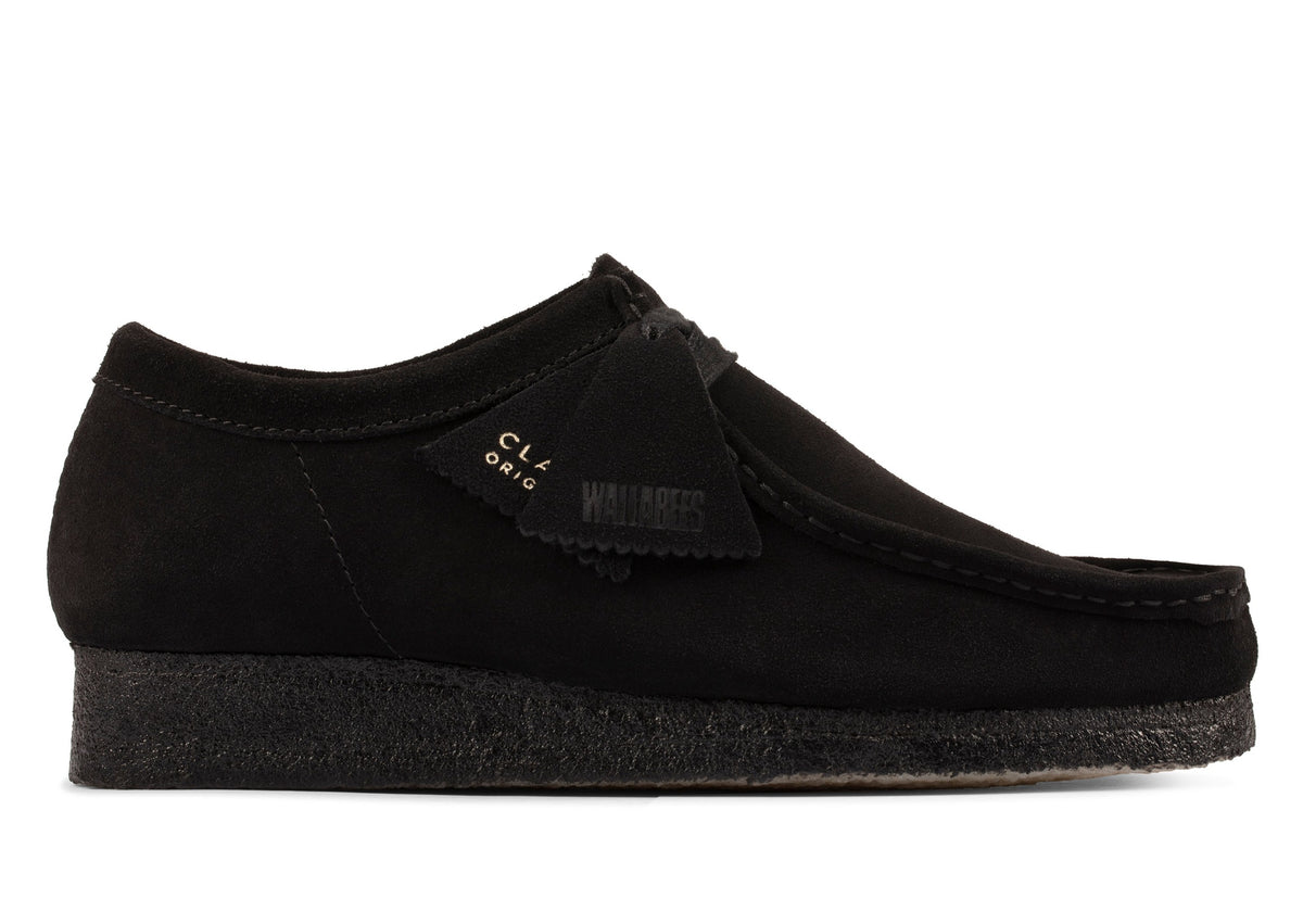 Wallabee Black Suede
