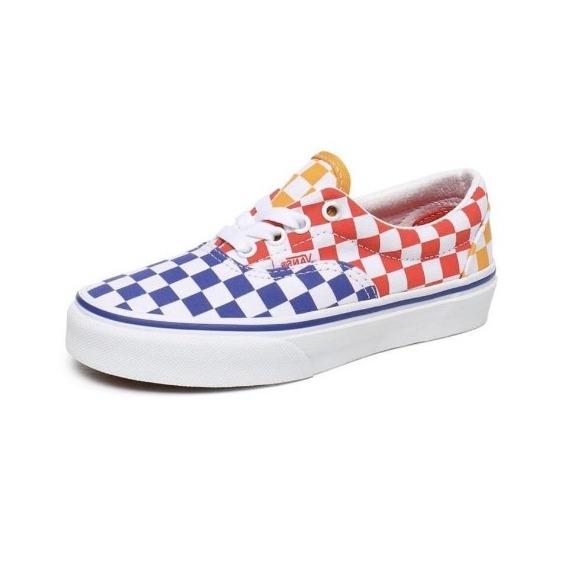 Era (Tri Checkerboard) -  Multi-True White