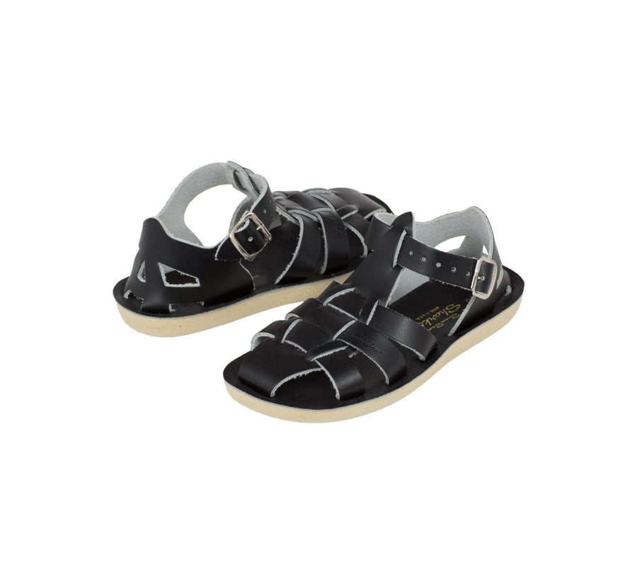 Salt Water - Sandals - Sandals Shark Black