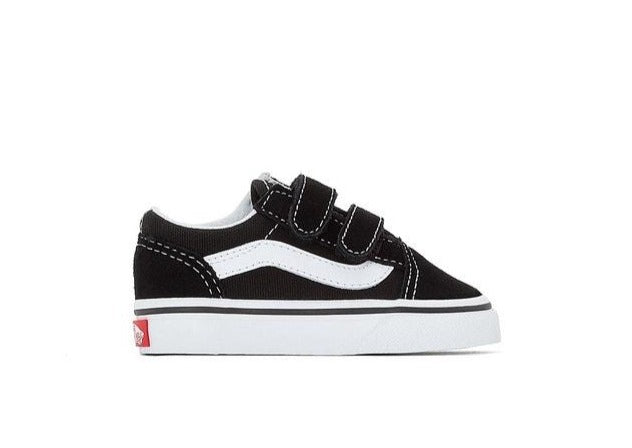 Vans - Sneakers - VANS Toddler Old Skool V - (Suede/Canvas) Black-True White
