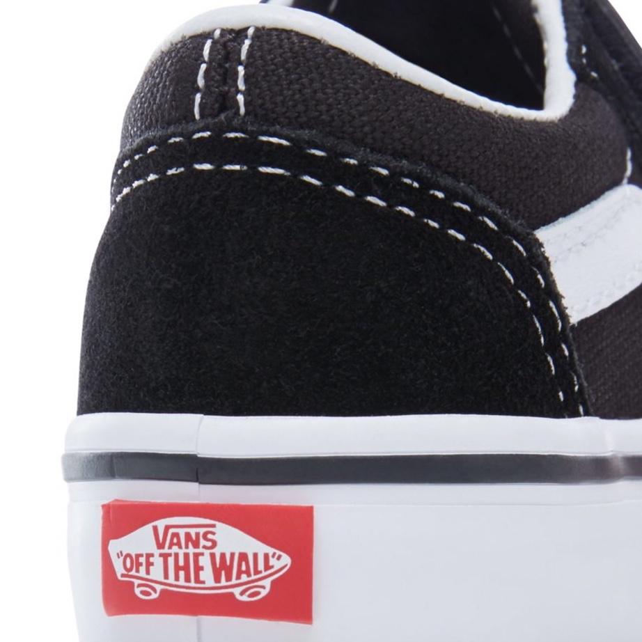 Vans - Sneakers - VANS Toddler Old Skool V - (Suede/Canvas) Black-True White