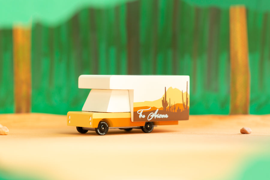 Jouet en bois - Camper - voiture - Candylab