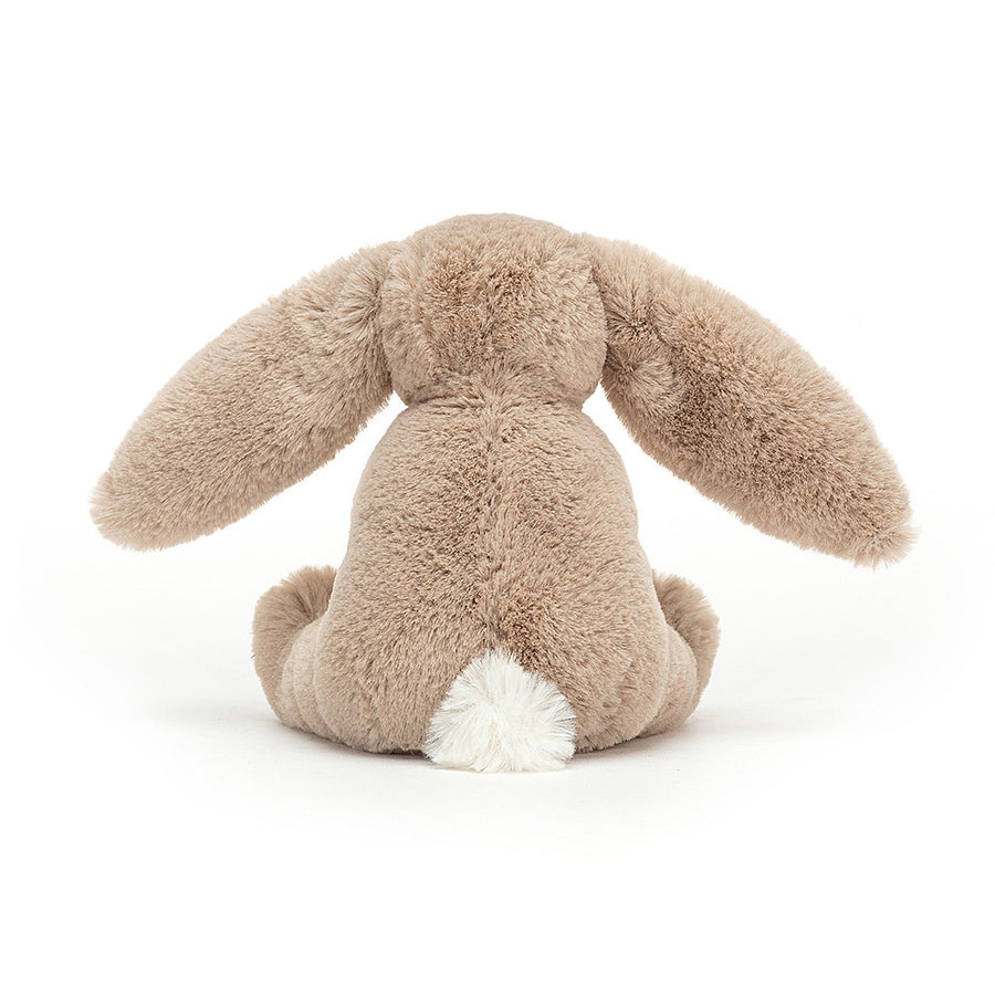 Bashful Beige Bunny Wooden Ring Toy