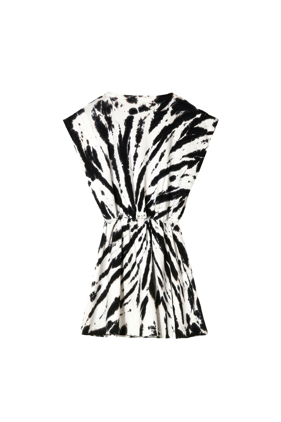 Finger in the Nose - Dresses - BILLIE Black/White Tie & Dye - Sleeveless Dress