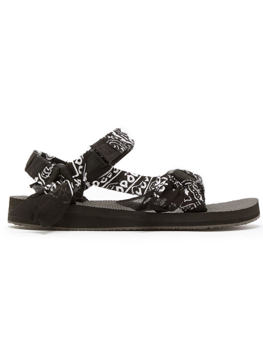 Arizona Love - Sandals - Black Kids Bandana Sandals