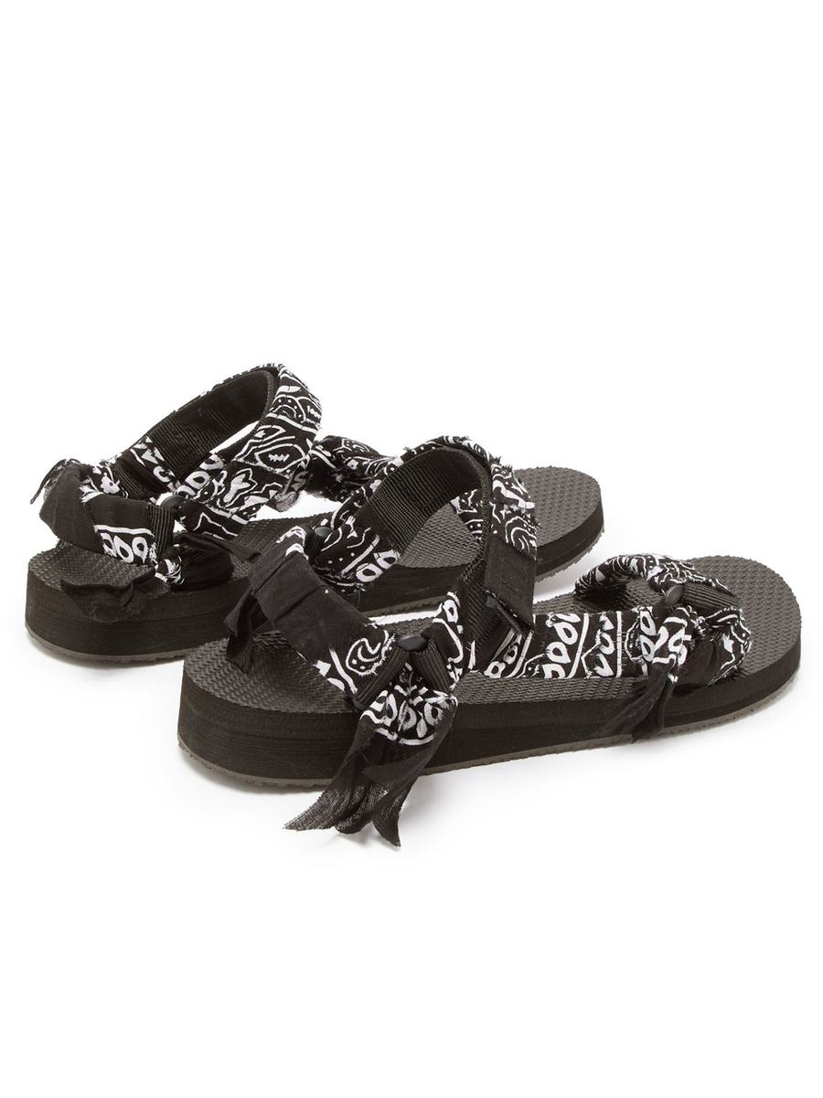 Arizona Love - Sandals - Black Kids Bandana Sandals